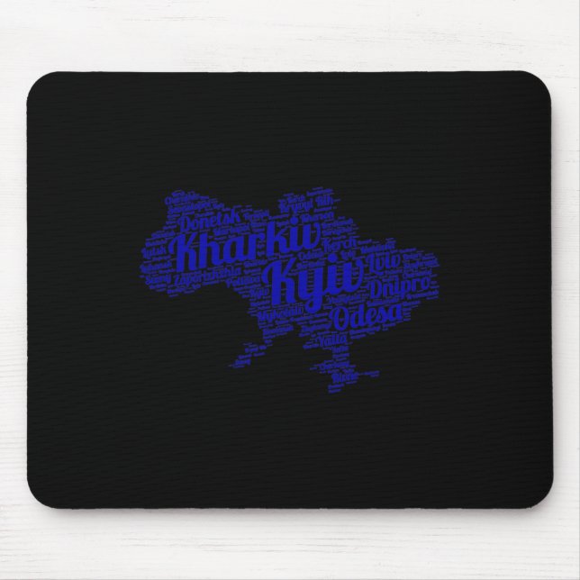 Cities In Ukraine  Mouse Pad (Front)
