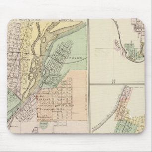 Cities of Centralia & Grand Rapids Mouse Pad