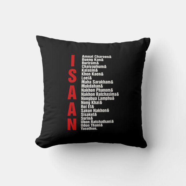 Cities of Isaan, Thailand Cushion (Front)