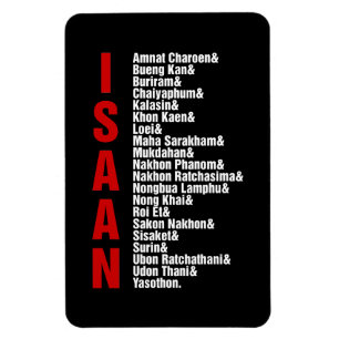Cities of Isaan, Thailand Magnet