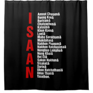 Cities of Isaan, Thailand Shower Curtain