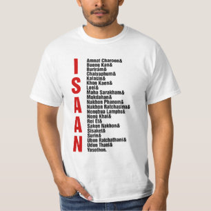 Cities of Isaan, Thailand T-Shirt
