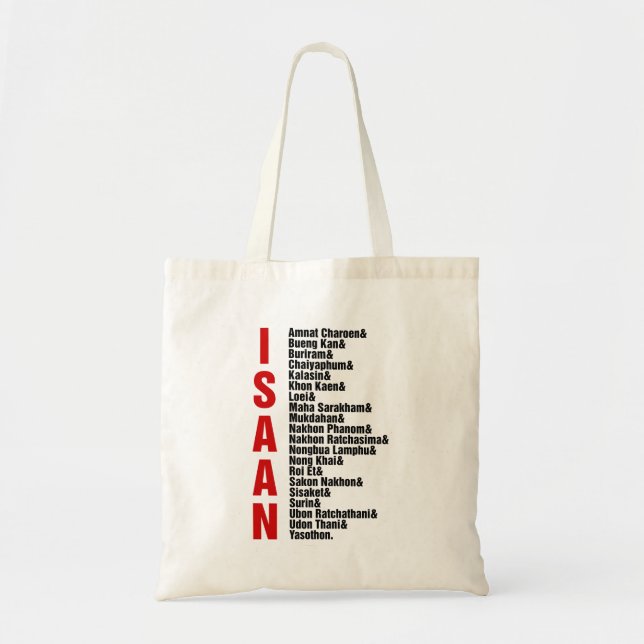 Cities of Isaan, Thailand Tote Bag (Front)