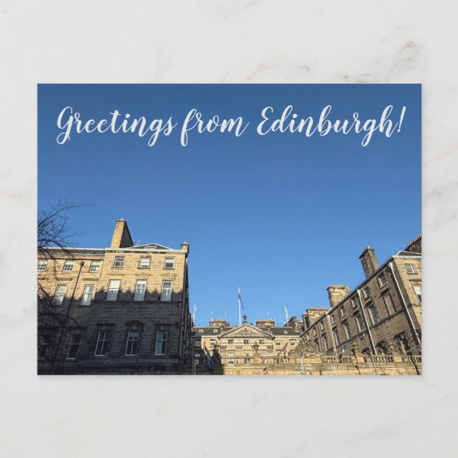 CITINERARIES: Greetings from Edinburgh! Postcard (Front)