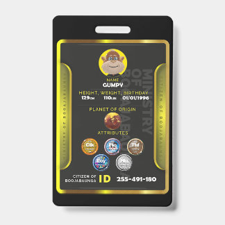 Citizen badge ID badge