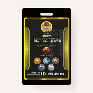 Citizen badge ID badge