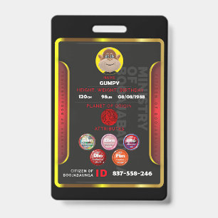Citizen badge ID badge