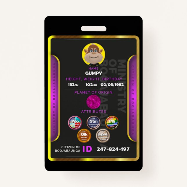 Citizen badge  ID badge (Front)