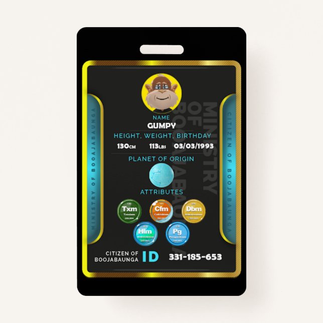 Citizen badge  ID badge (Front)