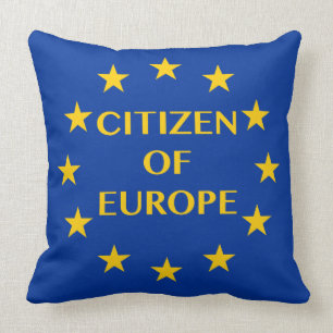 Citizen of Europe pillow