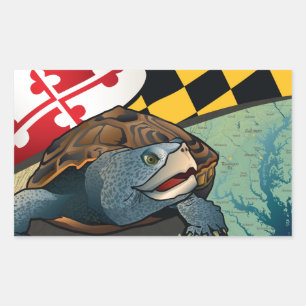Citizen Terrapin, Maryland's Turtle Rectangular Sticker