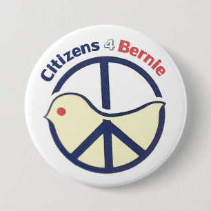 Citizens 4 Bernie 7.5 Cm Round Badge