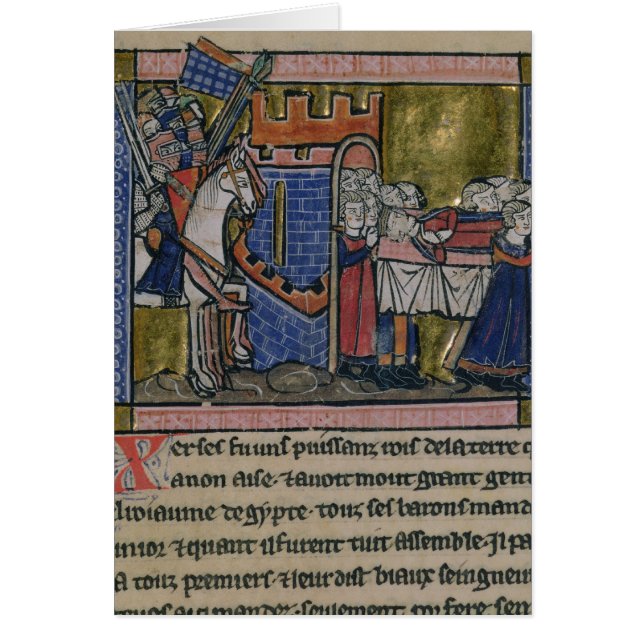 Citizens of Edessa Pay homage to Baldwin II (Front)