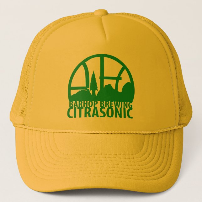 CitraSonic Ipa Barhop Brewing Trucker Hat (Front)