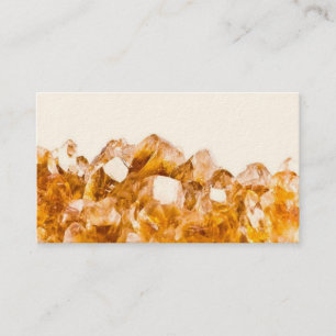 Citrine Crystal Business Card