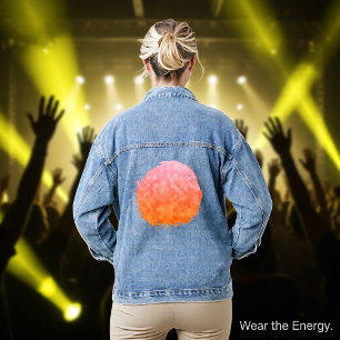 Citrine Glow Denim Jacket