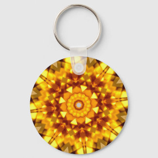 Citrine Kaleidoscope Key Ring