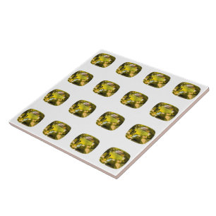 Citrine Pattern Ceramic Tile