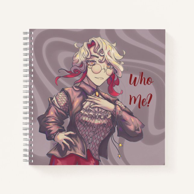 Citrine, who Me? Anime Notebook (Front)