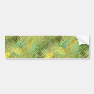 Citrine Yellow Glassy Texture Bumper Sticker