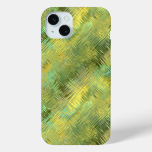 Citrine Yellow Glassy Texture iPhone 15 Mini Case