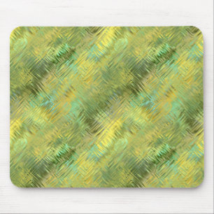 Citrine Yellow Glassy Texture Mouse Pad