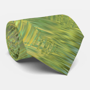 Citrine Yellow Glassy Texture Tie