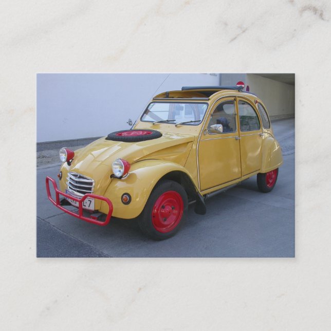 Citroen 2 CV Business Card (Front)