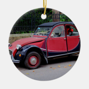 Citroen 2 CV Charleston Ceramic Ornament