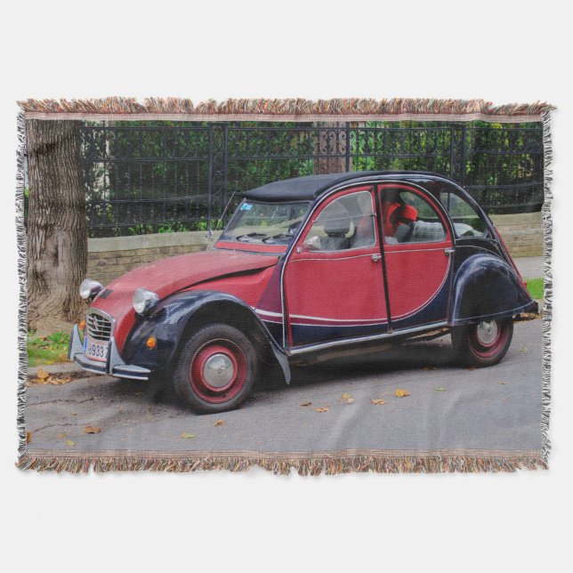 Citroen 2 CV Charleston Throw Blanket (Front)