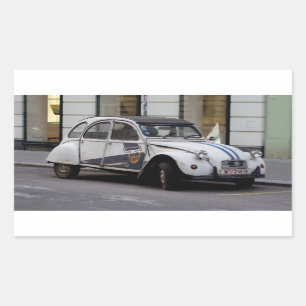 Citroën 2 CV deux chevaux Rectangular Sticker