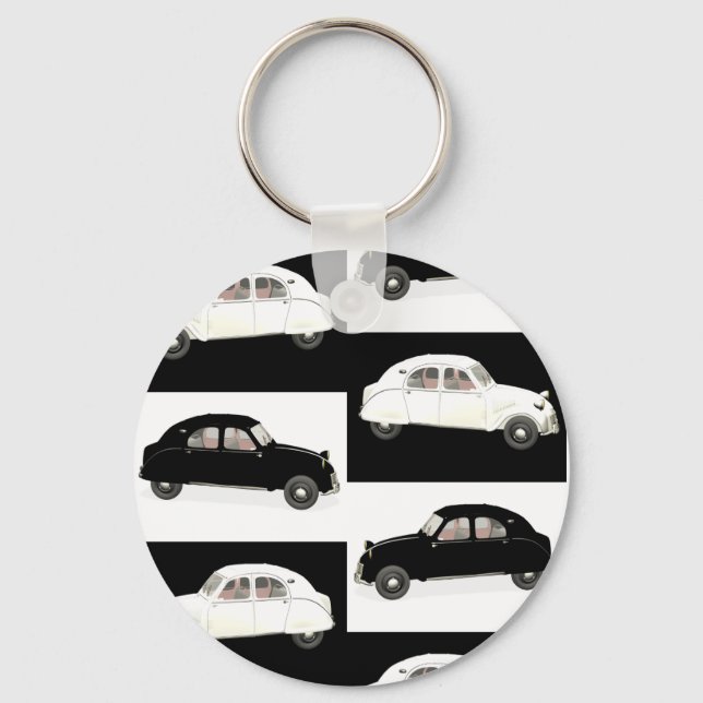 Citroen 2 CV Key Ring (Front)
