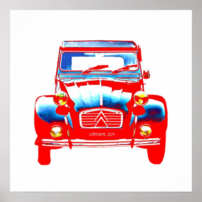 Citroen 2 CV poster (Front)