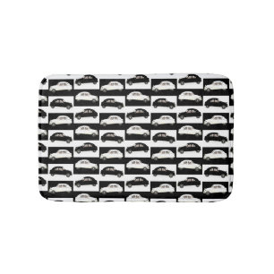 Citroen 2 CV Tiled Pattern Bath Mat