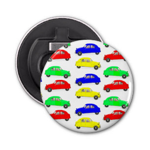 Citroen 2 CV Tiled Pattern Bottle Opener
