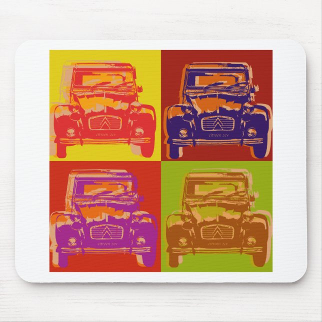 Citroen 2CV 1 Mouse Pad (Front)