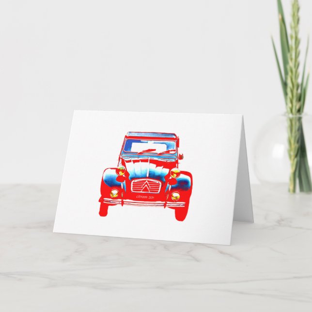 Citroen 2CV 2 Card (Front)