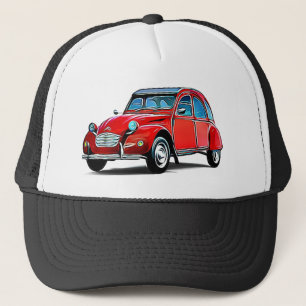 Citroen 2CV Cartoon Trucker Hat