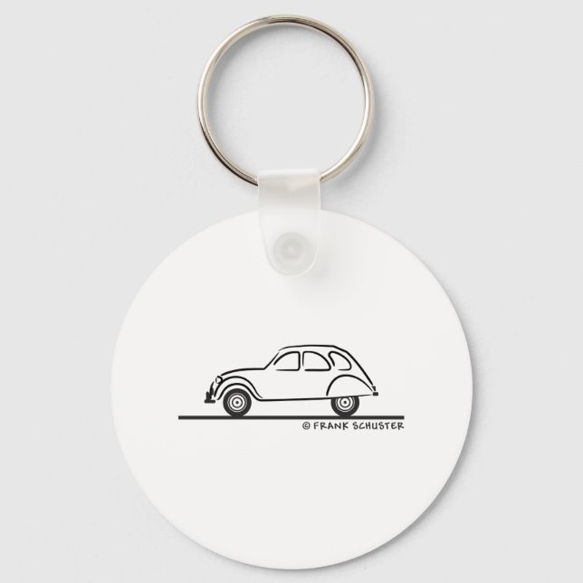 Citroen 2CV Key Ring (Front)