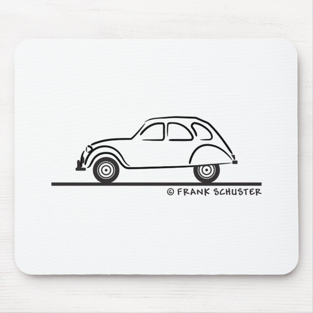 Citroen 2CV Mouse Pad (Front)