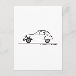 Citroen 2CV Postcard