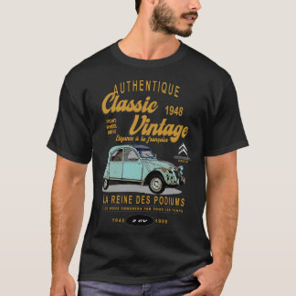 citroen 2cv the queen of the podiums classic vinta T-Shirt