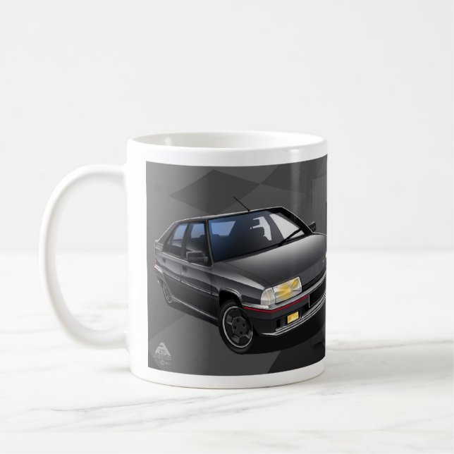 Citroen BX GTI 16V Illustrated Mug (Left)