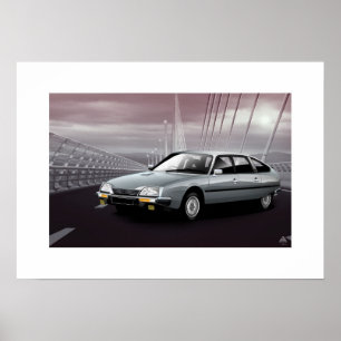 Citroen CX GTI mk1 Poster Print