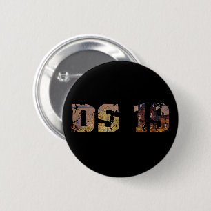 Citroen DS 19 Sedan 6 Cm Round Badge