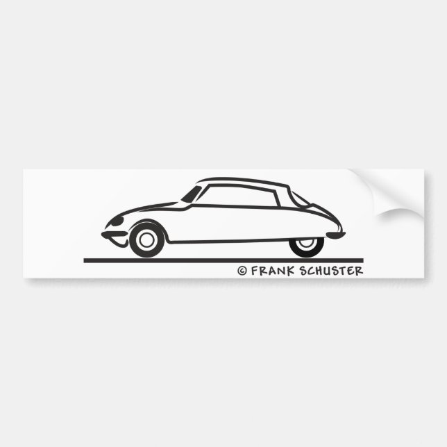 Citroën DS 21 Bumper Sticker (Front)