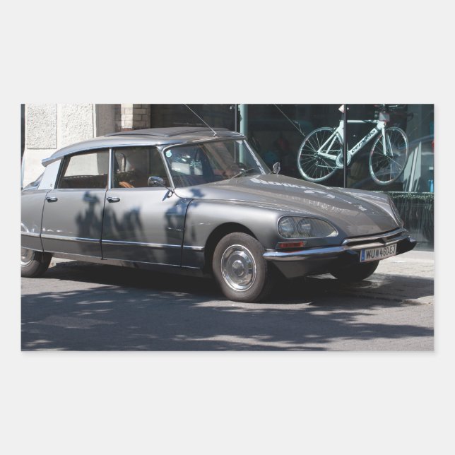Citroën DS Rectangular Sticker (Front)