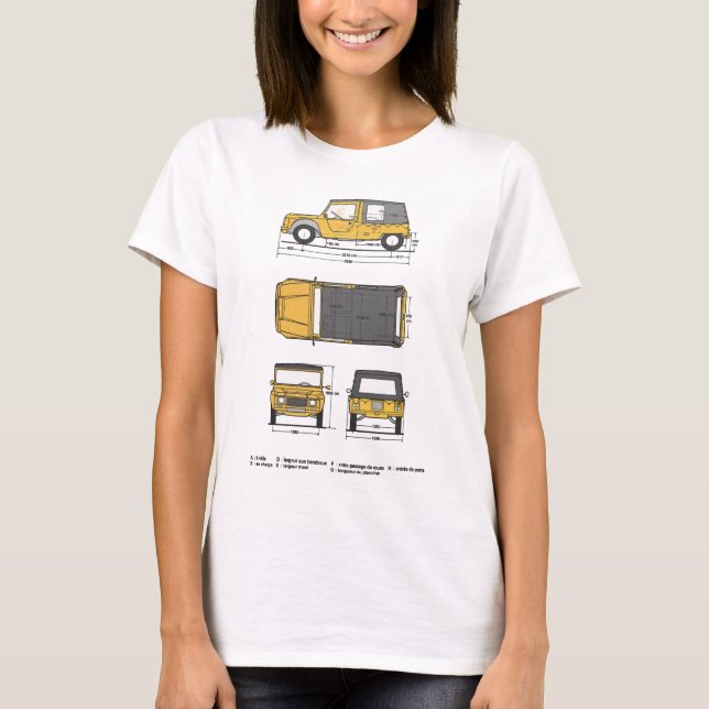 CITROEN MEHARI210 T-Shirt (Front)
