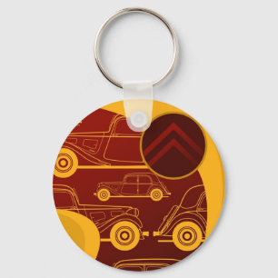 Citroen Traction Avant Keychain