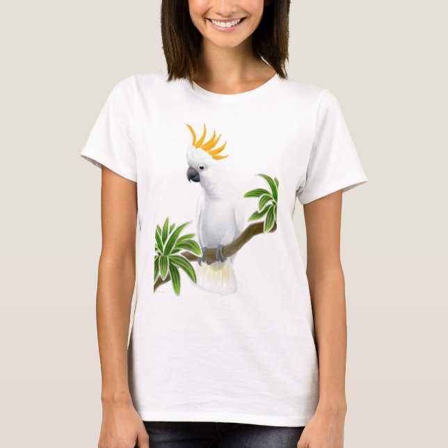 Citron Cockatoo Babydoll T-Shirt (Front)
